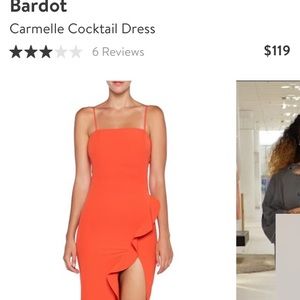 bardot carmelle cocktail dress